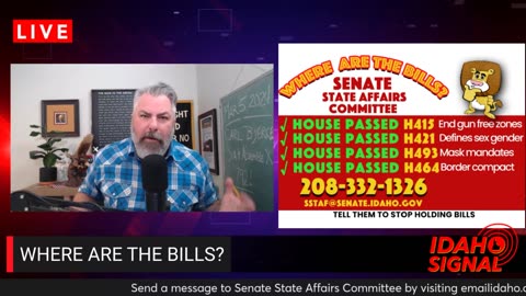 WHERE ARE THE BILLS?! Four good bills are being held back from a vote!
