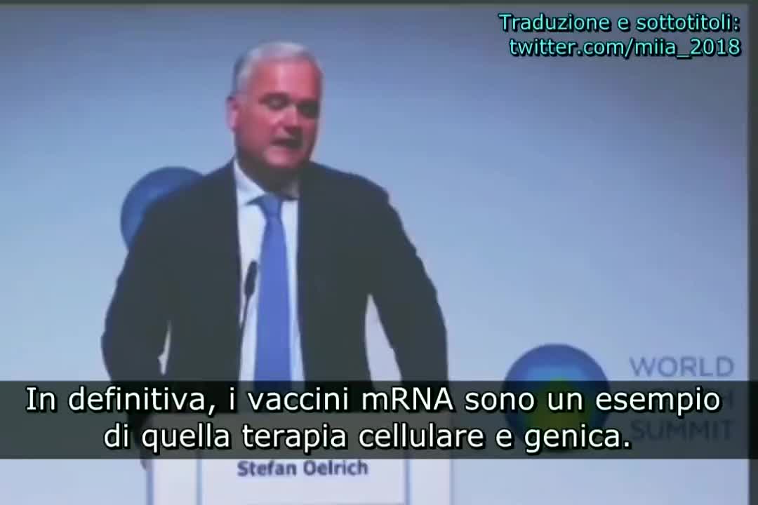 Bayer executive admits in public that mRNAs