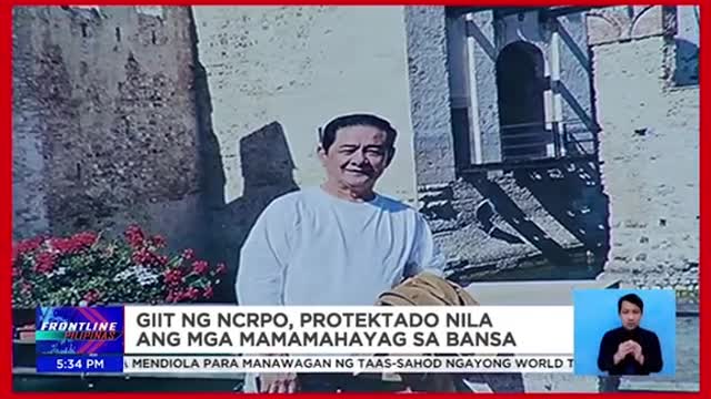 Basyo ng mga balang ginamit sa pagpatay kayPercy Lapid, narekober