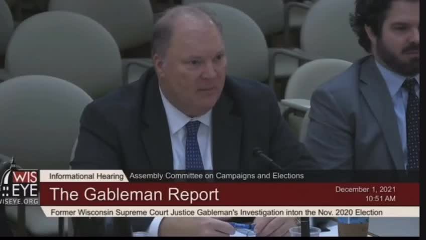 Wisconsin's Gableman Testifies Before Election Committee with Details of Zuckerberg's Involvement