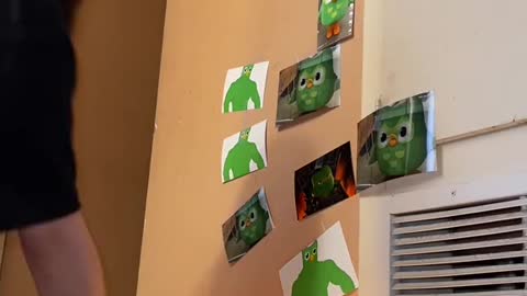 memaking a shrine for duolingo