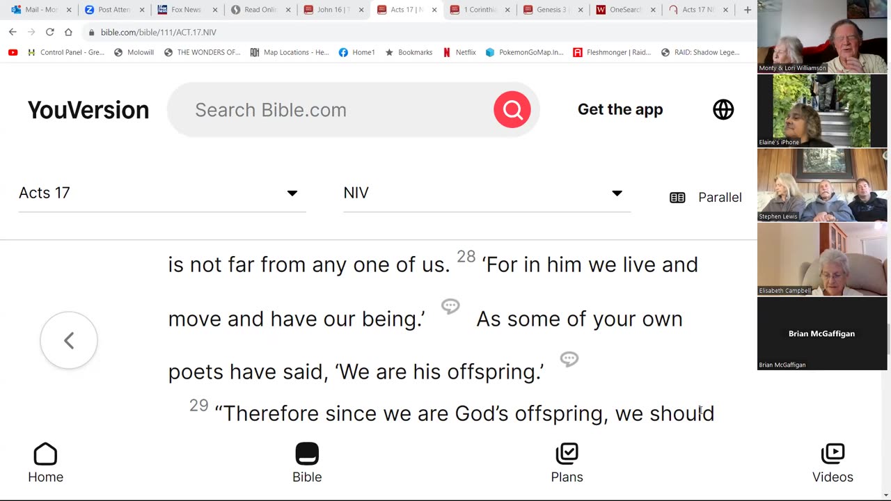Zoom Prayer and Share Meeting - Oct 25/2023
