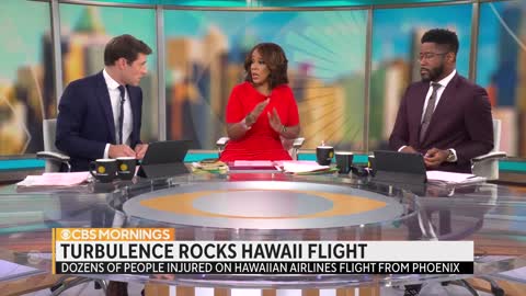 Severe turbulence on Hawaiian Airlines flight injures dozens of passengers