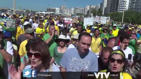 VTV NOTICIAS: BRASIL PROTESTAS
