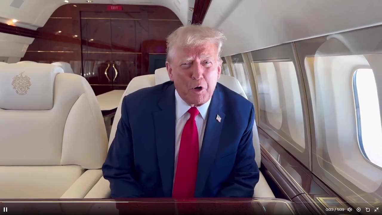 TT. TRUMP Phát biểu trước toàn quốc từ Trump Force One