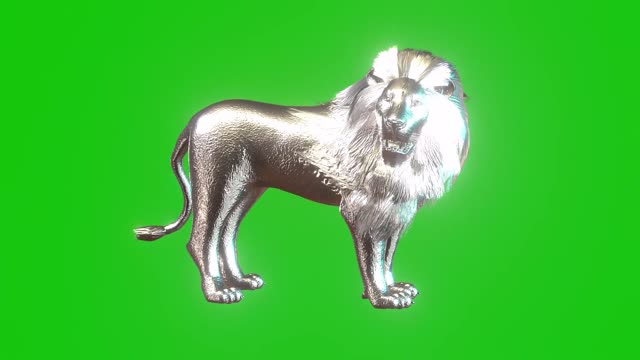 keying video silver lion show composite