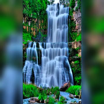 Beautiful waterfall video