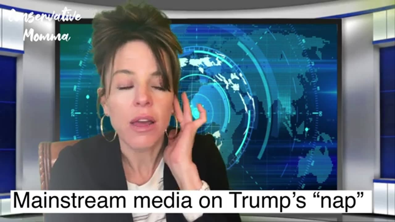 Conservative Momma-The mainstream media on Trump napping vs Biden napping