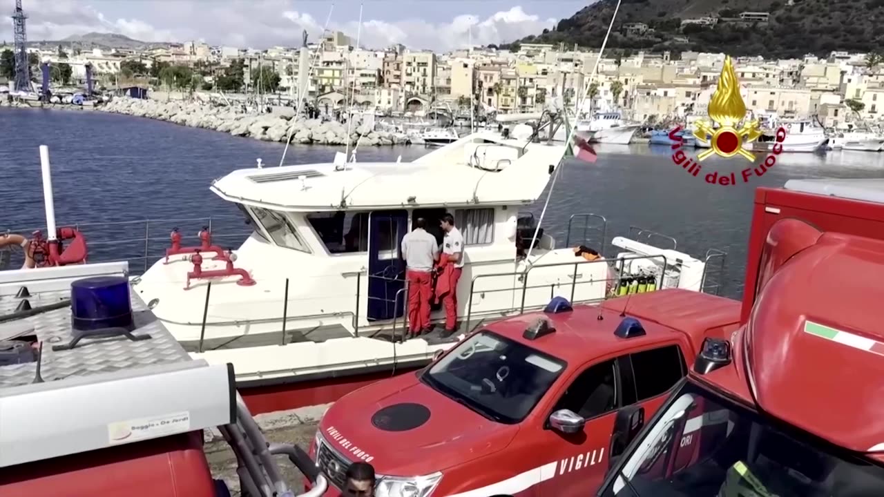 Divers struggle to enter Sicily yacht wreck, search for missing continues