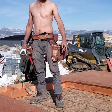 It's cold outside man get a shirt on