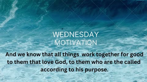 Wednesday Motivation