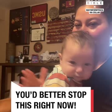 'My dog doesnt like when I burp the baby'