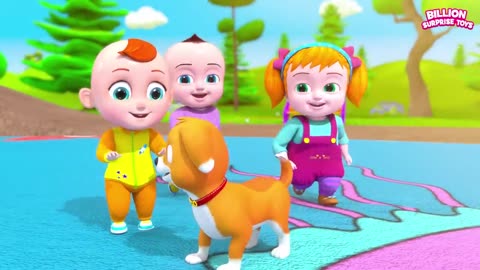 Bingo song outdoor playground-surprisekids-Nusery rhymes-kids song-poem.