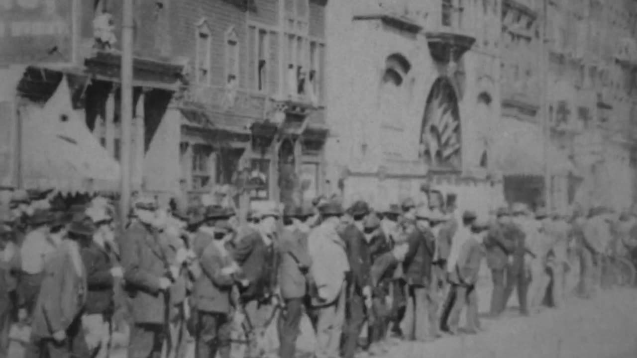 Cleveland Fire Department (1903 Original Black & White Film)