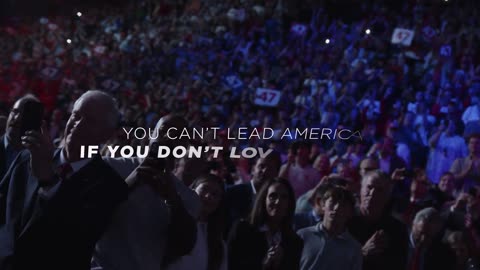 President Trump's ad YOU CAN’T LEAD AMERICA IF YOU DON’T LOVE AMERICANS