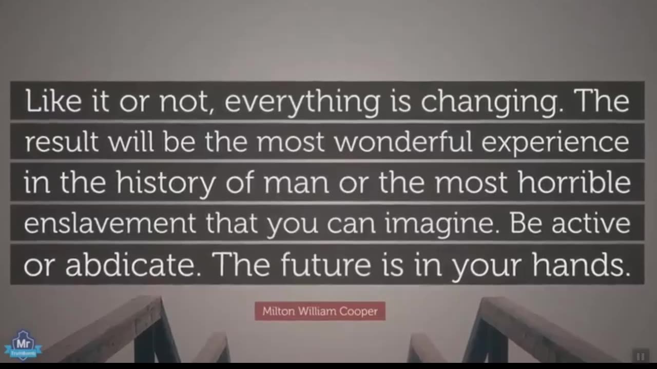 LISTEN UP. Bill Cooper - "The rememdy for success is RIGHT IN FRONT OF YOU"