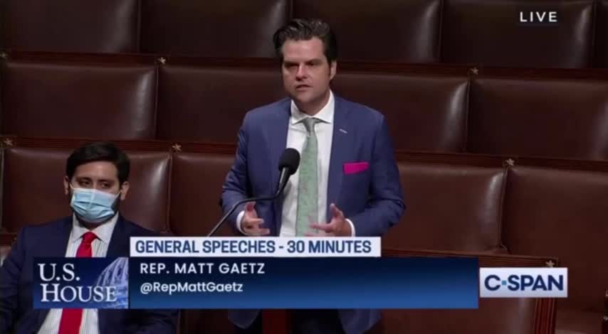 Matt Gaetz Implies That The Federal Government Could Be Behind The False Flag Of January 6th