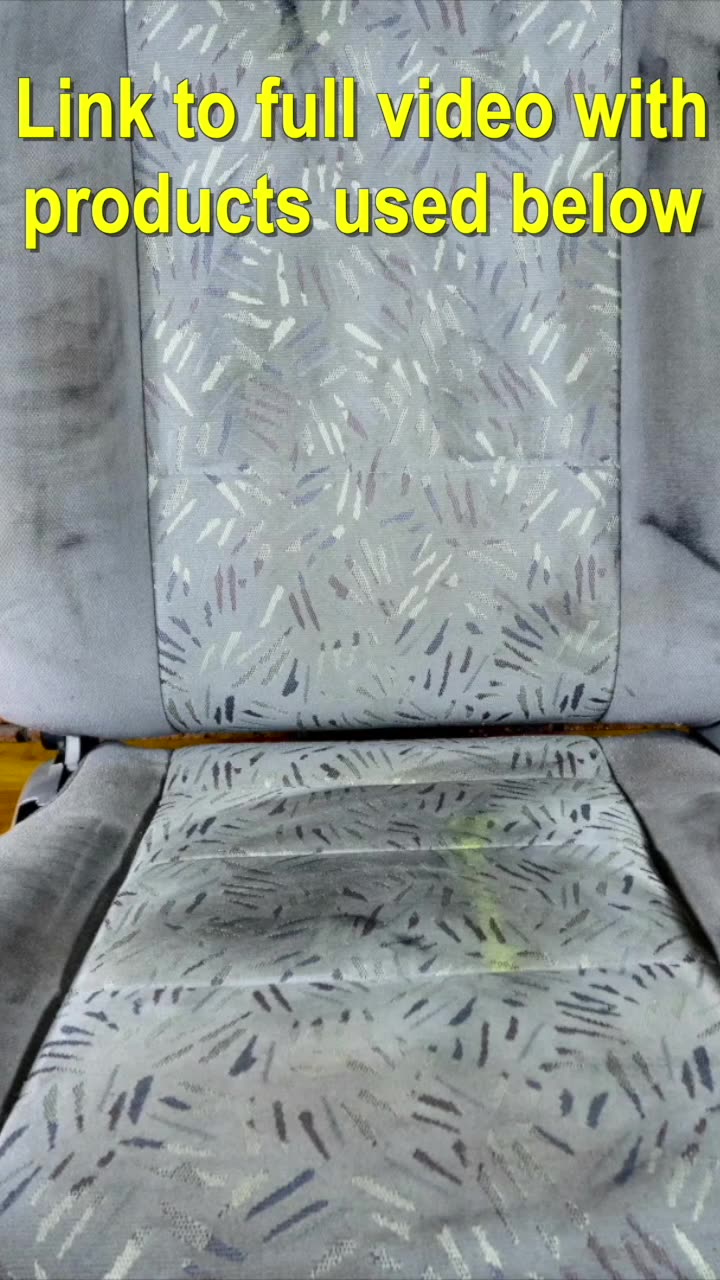 Clean Car Cloth/fabric Seats like a Pro!