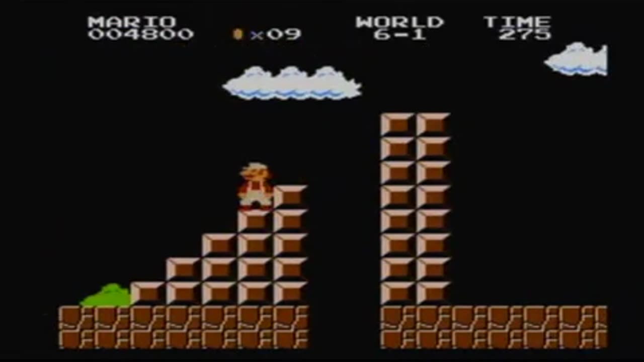 Super Mario Bros NES World 6-1