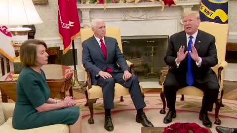 Watch the full, on-camera shouting match between Trump, Pelosi and Schumer