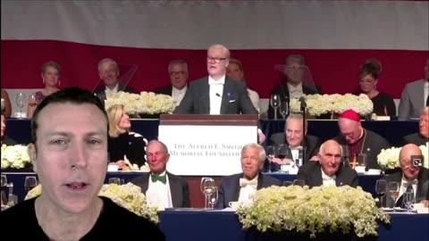 Donald Trump Does Standup Comedy Routine at Al Smith Dinner, a Catholic Fundraiser in New York City