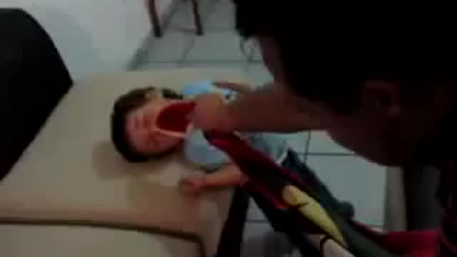 Baby funny video with mom