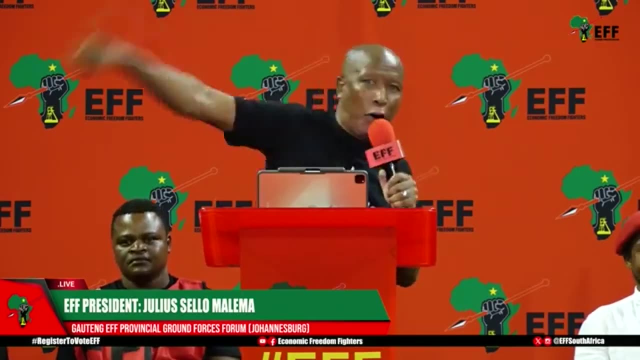 EFF Leader Julius Malema “Rugby is NOT a white sport.