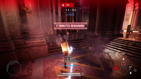 SWBF2 2017: Arcade Onslaught Luke Skywalker Naboo - Theed - Throne Room Gameplay