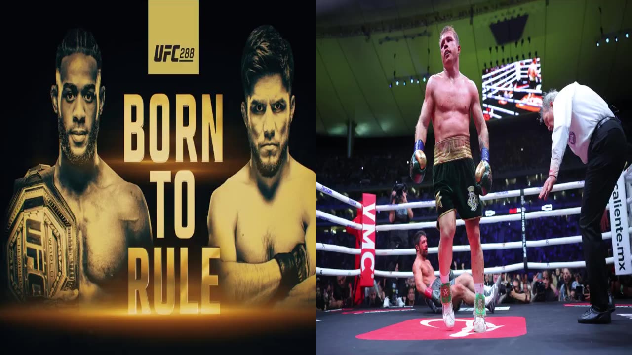 POST UFC 288/ CANELO DEF. RYDER 12 ROUNDS MAY 6TH 2023 FIGHT NIGHT IN THE BOOKS!