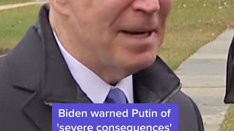 Biden warned Putin of 'severe consequences' in call