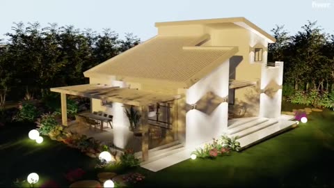 beautiful house animation