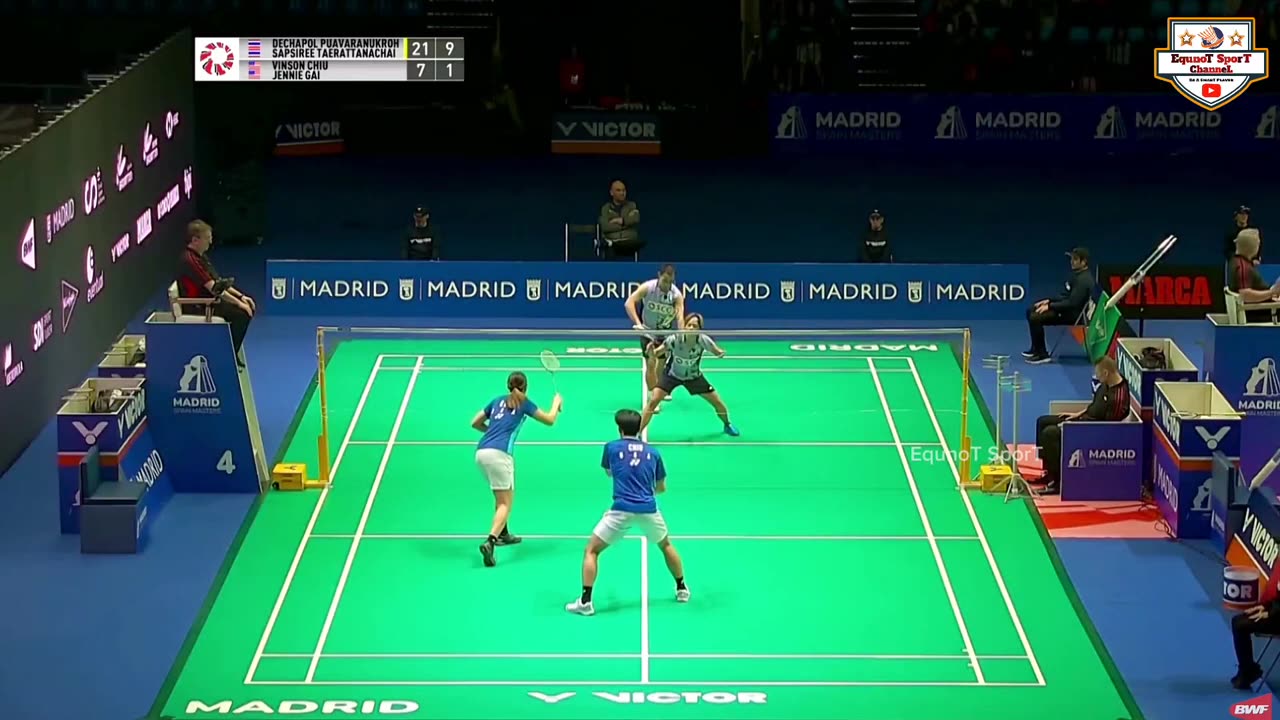 HIGHLIGHTS - DECHAPOL PUAVARANUKROH/ SAPSIREE VS VINSON CHIU/JENNIE GAI - SPAIN MASTERS 2023