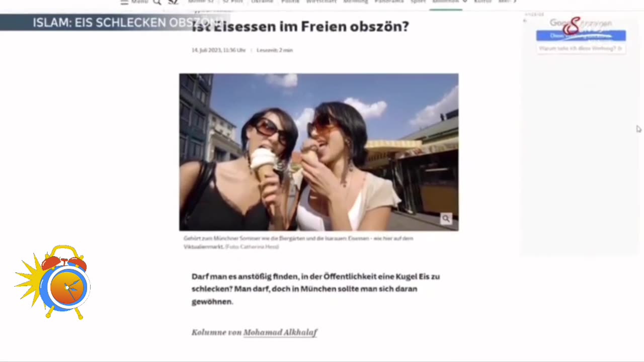 Ist Eis Essen Obszön?