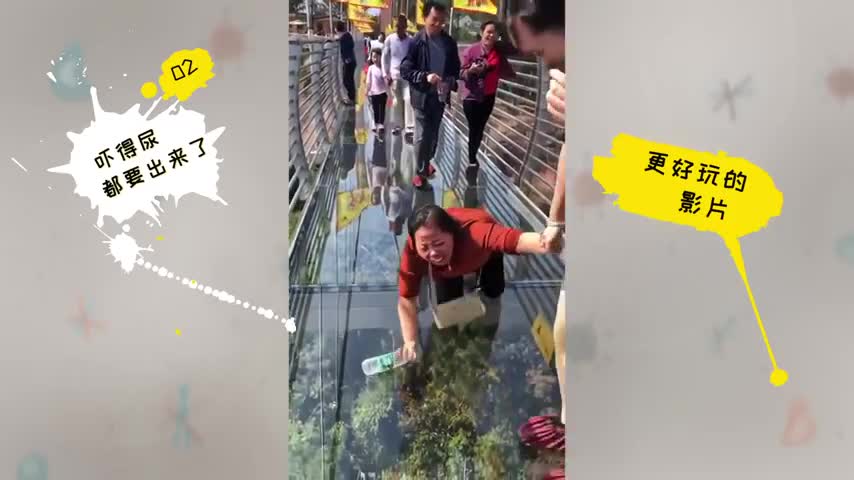 Glass bridge funny moments. Funny Video, People makes Funn on Hight !! Pranks Video!!