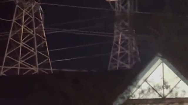 A Small Plane Crashes Into a High Voltage Powerlines