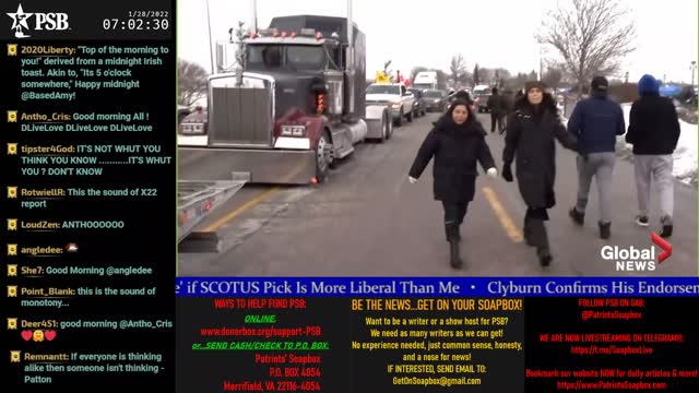 2022-01-28 07:00 EST - Patriots Soapbox AM: with LadyRWB , MykelJaye & DD