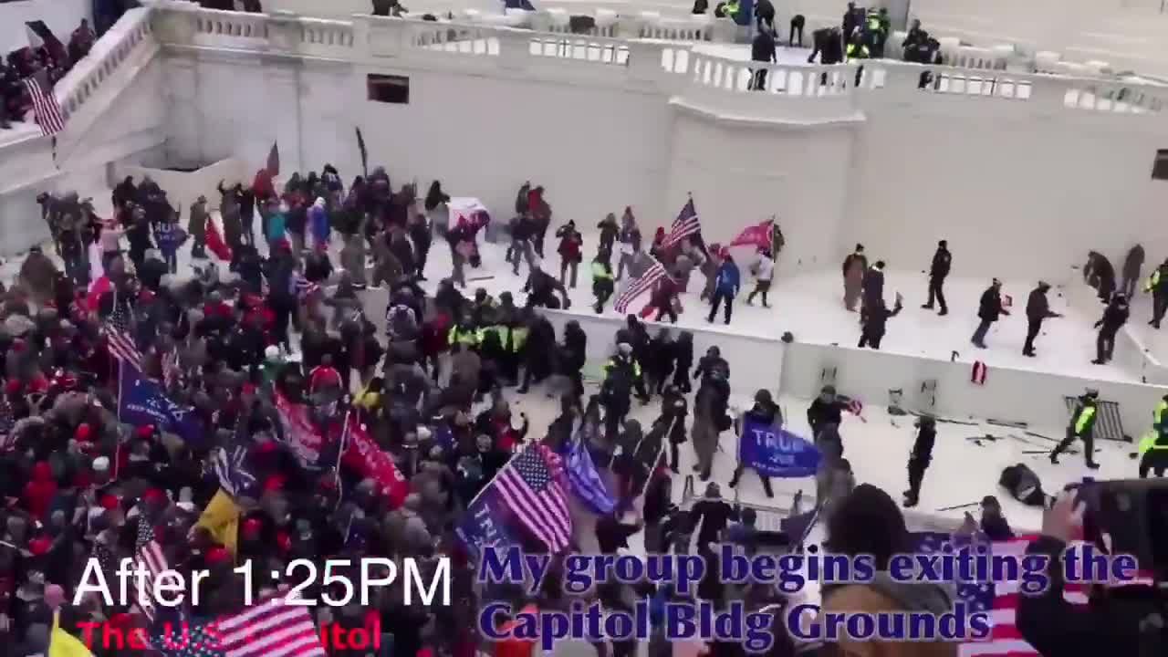 NEW VIDEO Reveals Jan. 6 Protesters Getting Unruly ONLY AFTER Police Fired Sound Grenades into Crowd