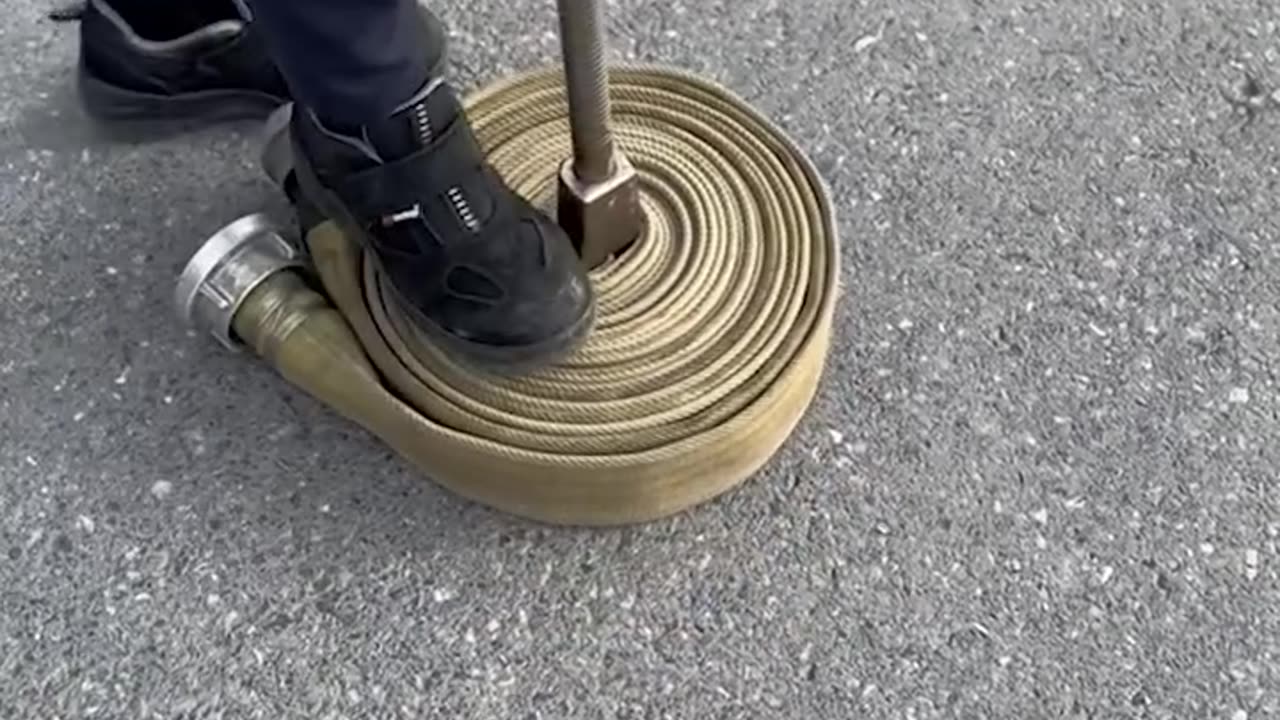 Fire hose wrapping 🚒