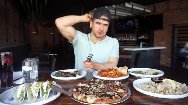 Steak & Seafood Cheat Meal & Mukbang! Surf n' Turf, Short Ribs, Taco's, Pasta, & More