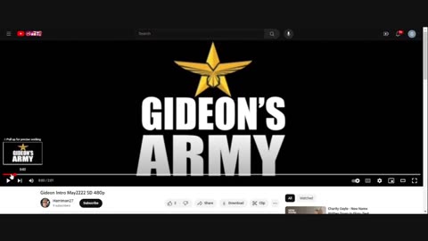 GIDEONS ARMY MONDAY 930 AM EST 8/28/23