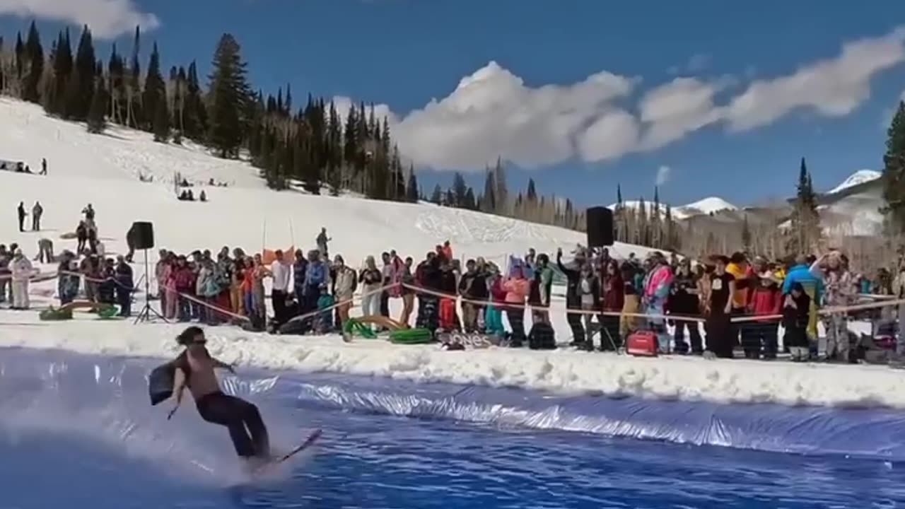 Ice skating adventure full seen on