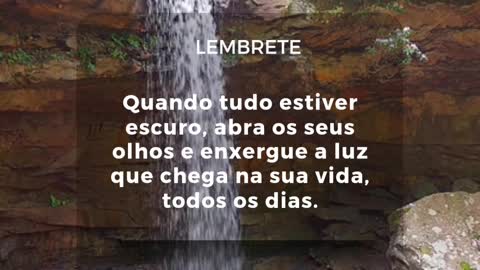 Mensagem motivacional: Abra os olhos