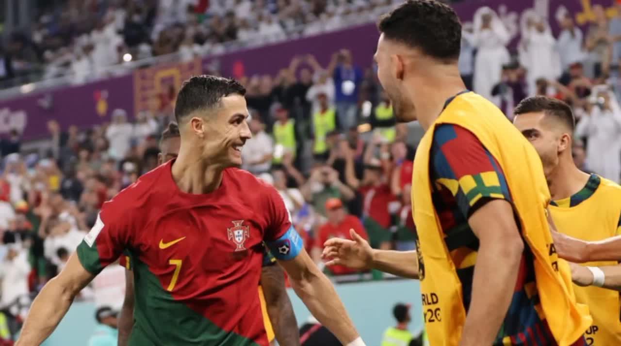 Cristiano Ronaldo reaction to the Portugal Win Against Ghana In FIFA WorldCup 2022 Post Match