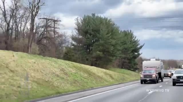 The People's Convoy-Westward to North Carolina-evening meeting at the end 4/1/2022 trucker from CA