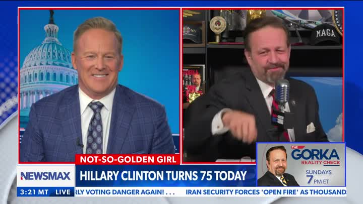 Sean Spicer & I have a little disagreement about Hillary Clinton. Who's side are you on?