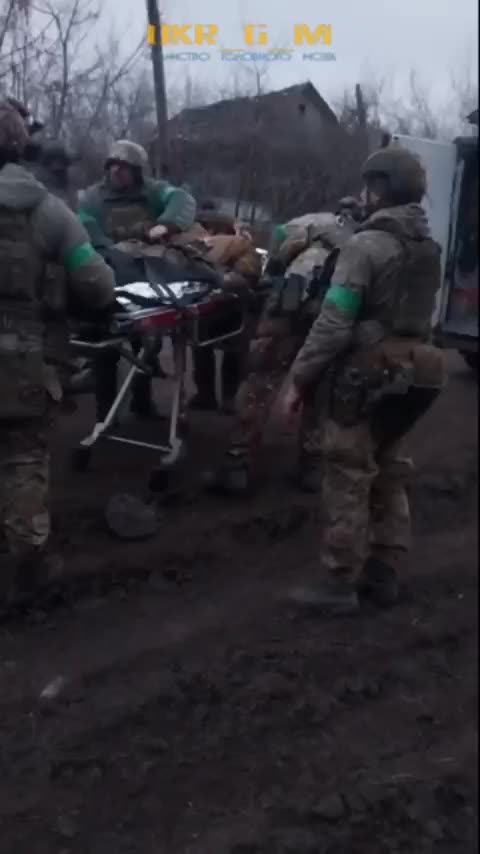 Another evacuation of the wounded ukrainian soldiers from Artyomovsk