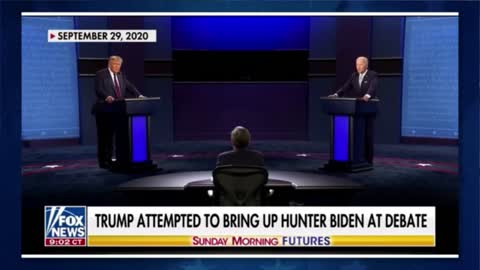 Trump - Biden debate..Chris Wallace Stops Presiden Trump on Russian-Biden Collusion