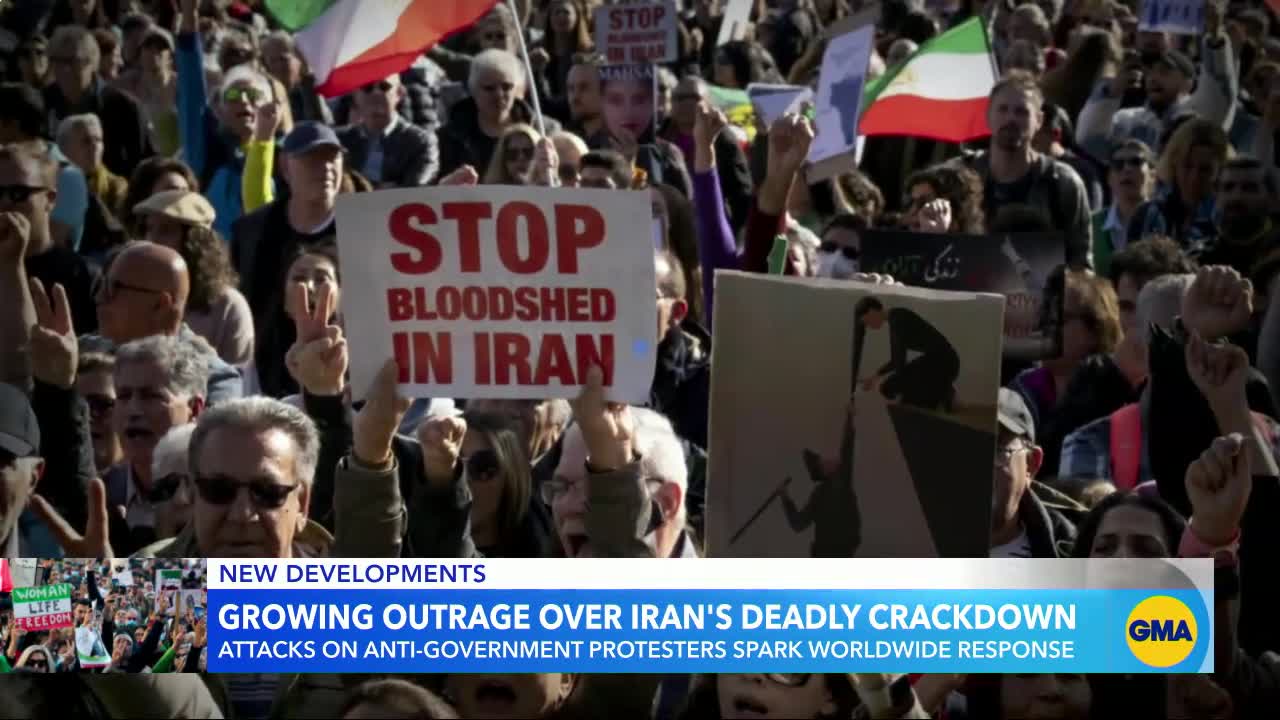 Global outrage mounts after protesters killed in Iran l GMA