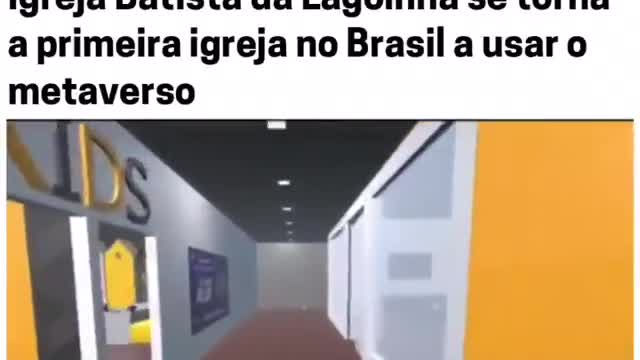 Brasil, primeiro país a usar a tecnologia do metaverso nas igrejas.