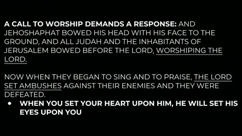 The Word Points You to Worship | Pastor Shane Idleman